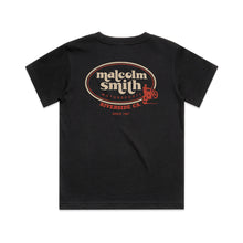 Load image into Gallery viewer, Malcolm Smith Motorsports Classic Collective Short Sleeve Youth Size T-Shirt Blk
