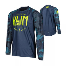 Load image into Gallery viewer, Klim Petrol Off Road Motorcycle Jersey Vivid Blue Camo
