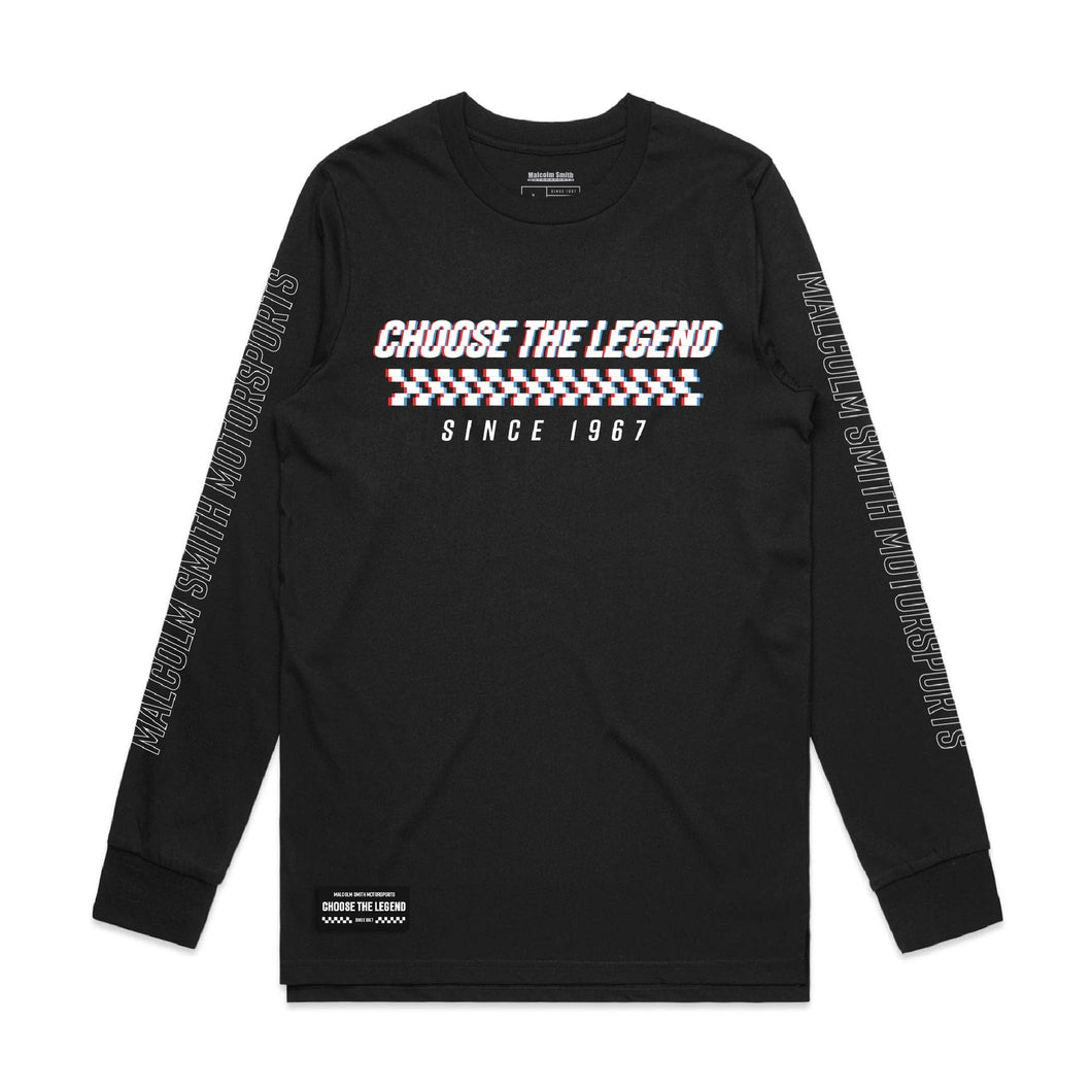 Glitch LS Tee